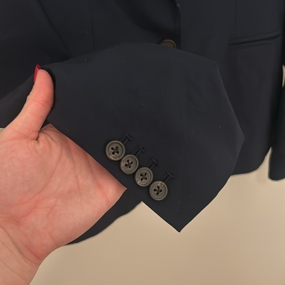 NWOT J. Crew navy wool  Women's Blazer! Size 6 tall! - Picture 5 of 7